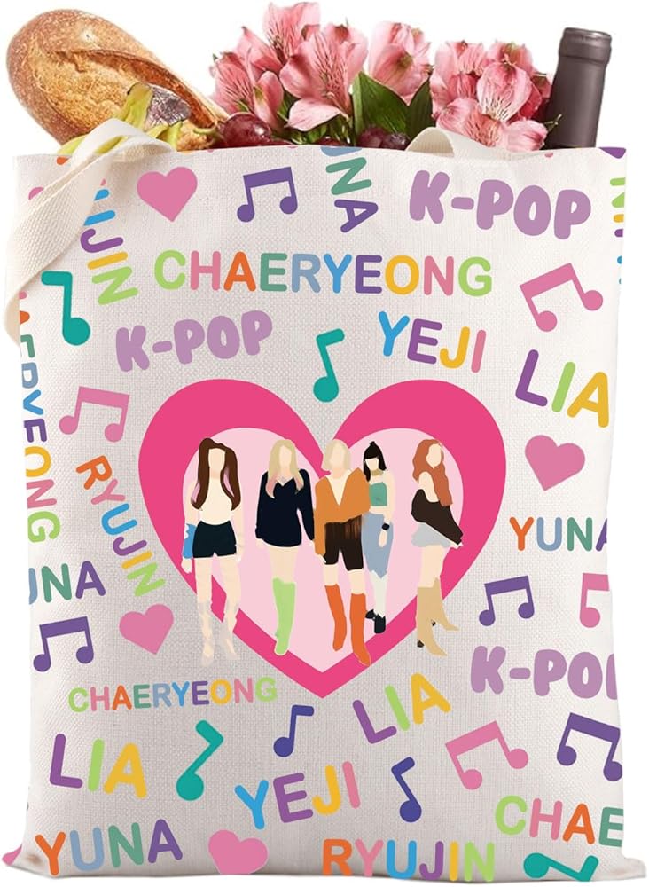 Kpop Tote Bag Kpop Kpop Lover Bag New Album Fans Inspired Concert Tour Shopping Bag