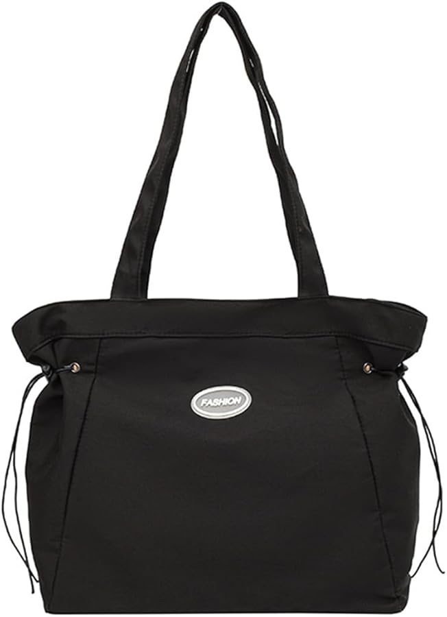 Oxford Tote Bag for Women Side-Cinch Shoulder Bag Casual Multi Pockets Handbag Waterproof Large Top Handle Bag