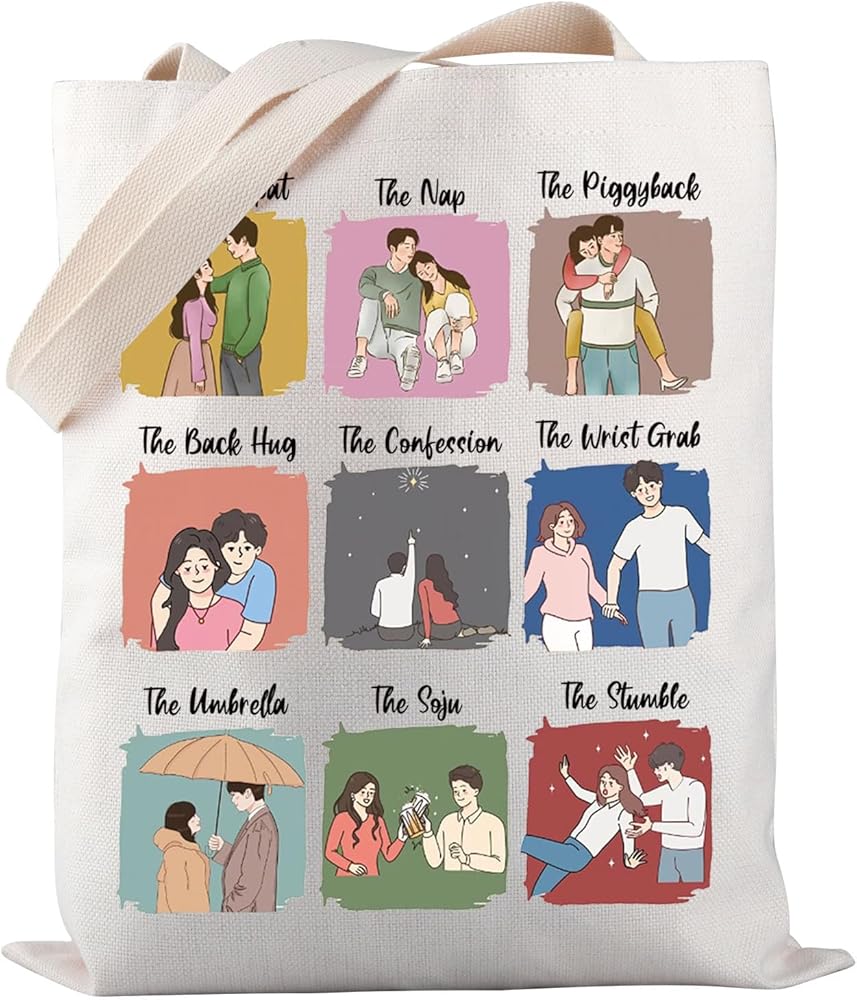 Korean Drama Tote Bag K-drama Addict Tote Bag K-Drama Merchandise K-drama Fans Gift