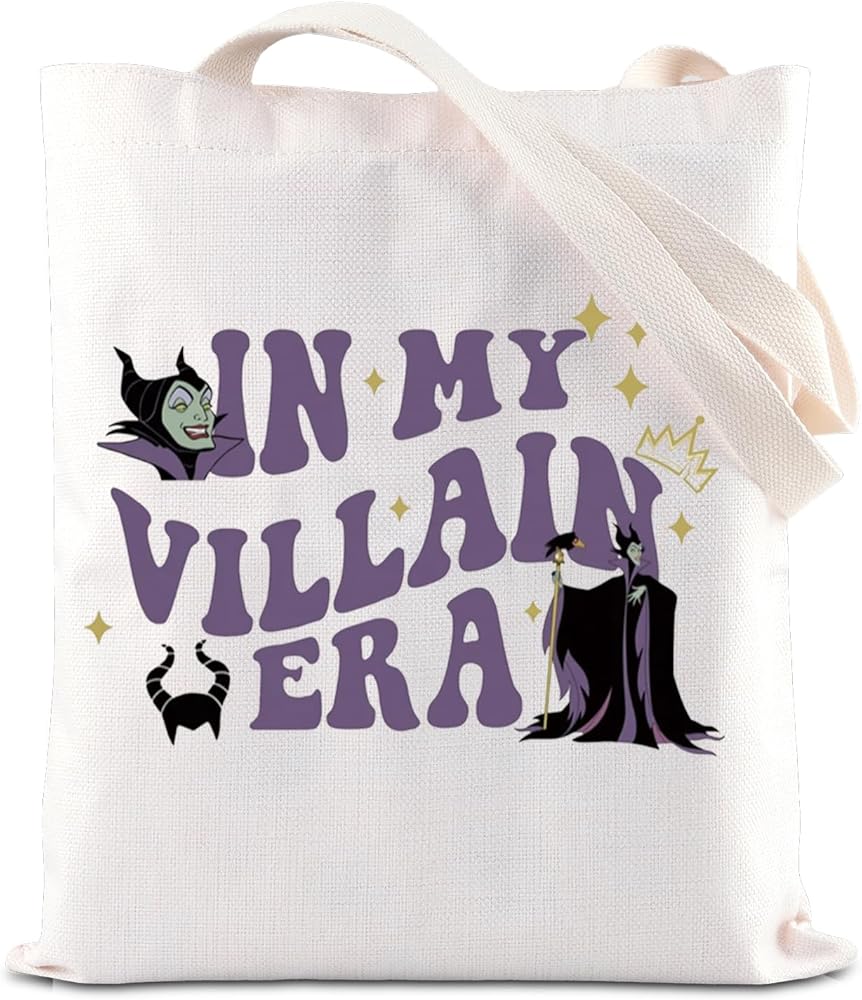 FOTAP Evil Queen Gift Villain Gift In My Villains Era Tote Bag Villain Matching Handbag Villain Queen Inspire Gift Halloween Party Gifts
