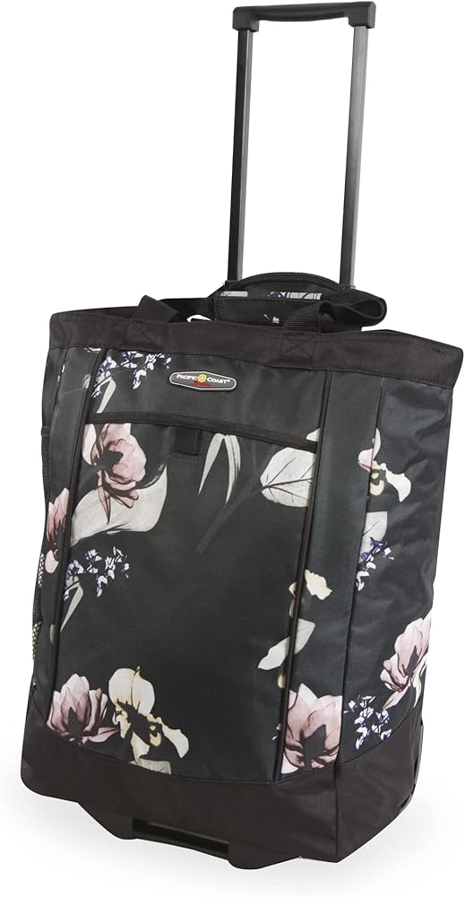 Large Rolling Shopper Tote Bag