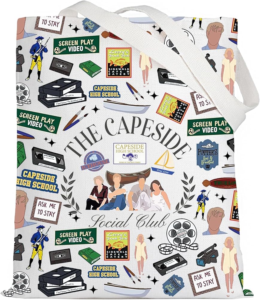 KEYCHIN Dawson Fans Tote Bag Joey Pacey And Jen Fans Gifst The Capeside Social Club Shoulder Bag Capeside TV Show Merch