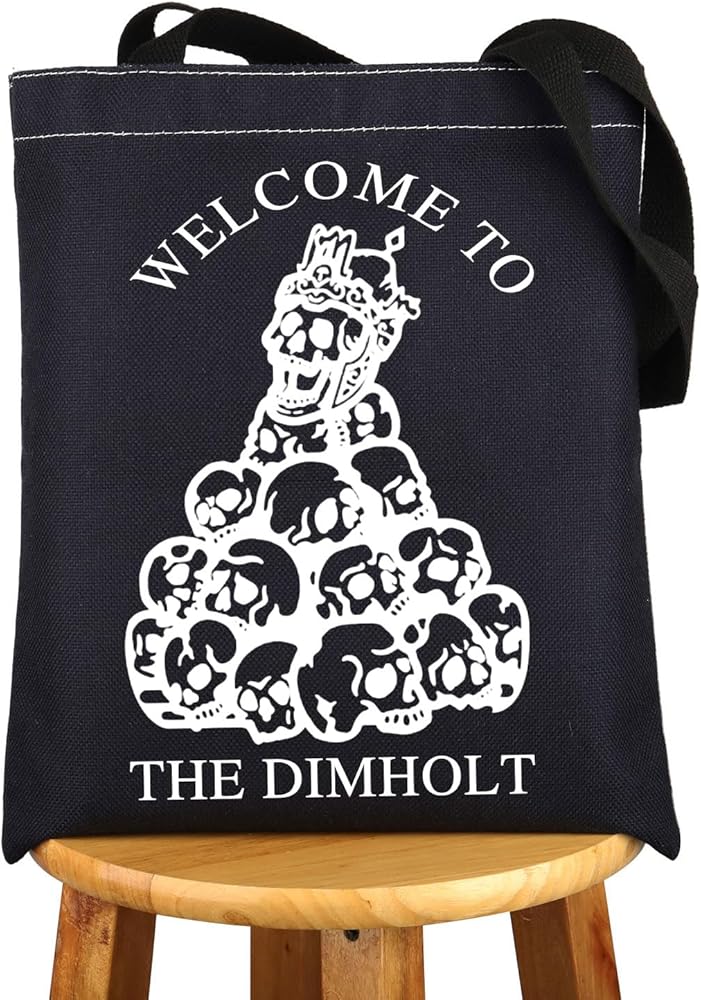 Dimholt Skulls Tote Bag Middle Earth Geek Gift Welcome To The Dimholt Gifts Aragorn Tote Bag