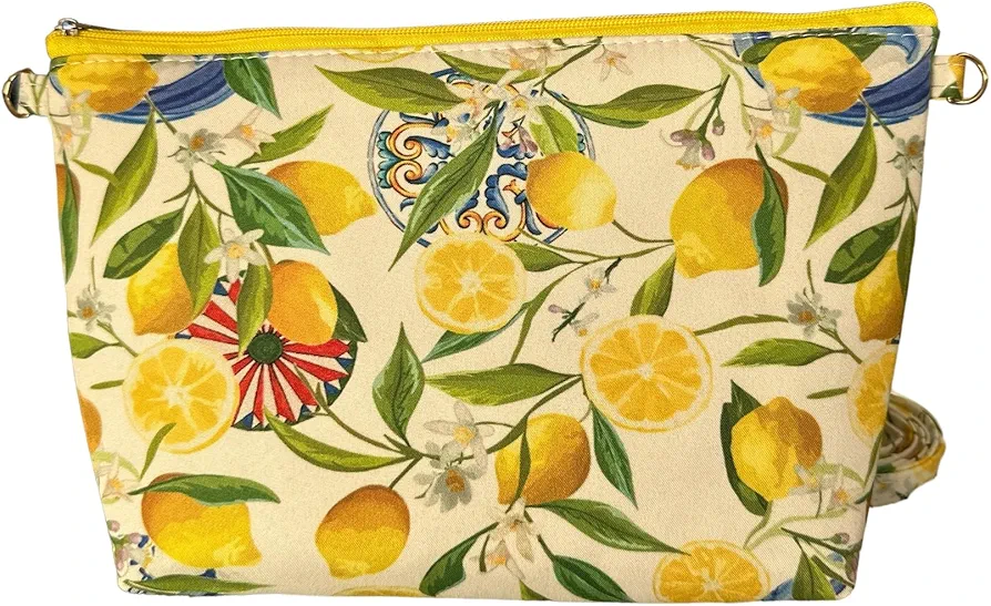 GMM Women's Beach Bag, Clutch Bag, Lemon Yellow