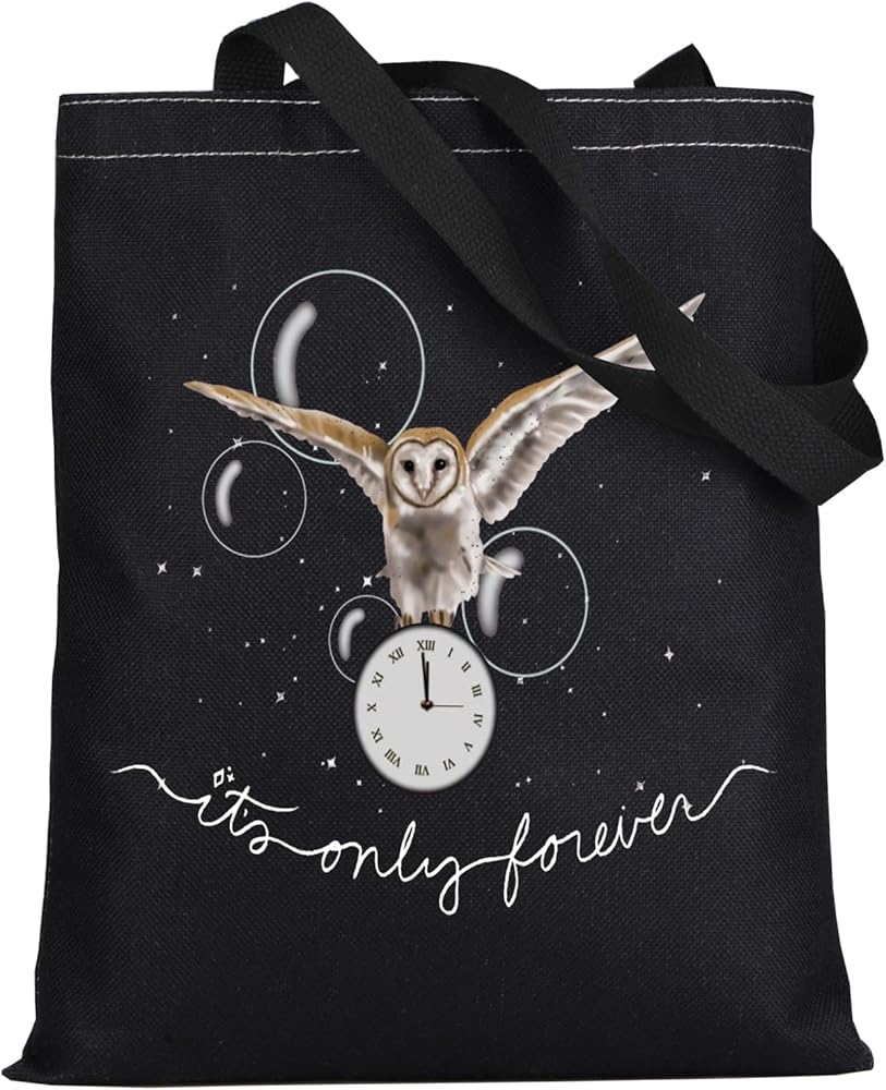 KEYCHIN It's Only Forever Owl Tote Bag Sarah & Jareth Fans Gifts Horror Movie Goblin Shoulder Bag Ello Worm Gifts