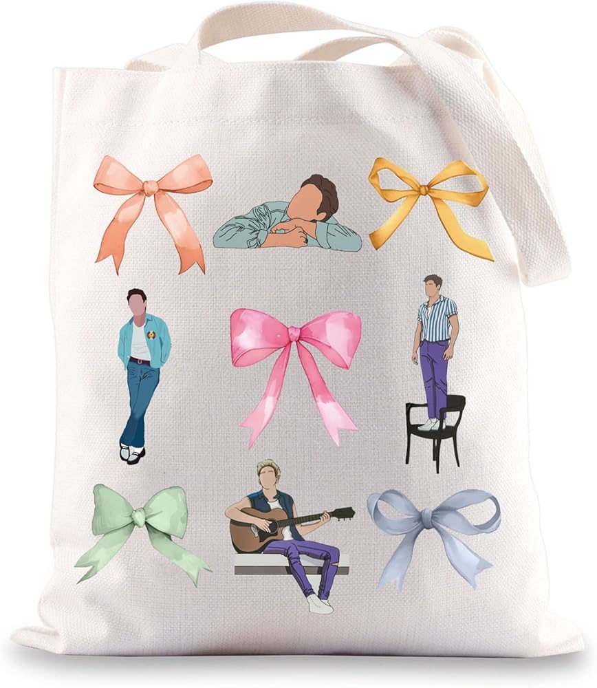 Irish Singer Album Tote Bag Music Band Gifts Coquette Bow Gifts Music Fans Shoulder Bag