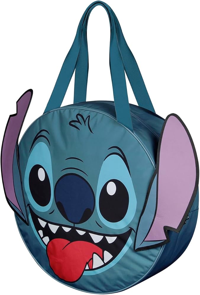 Disney Jumbo Beach Bag Face, Blue