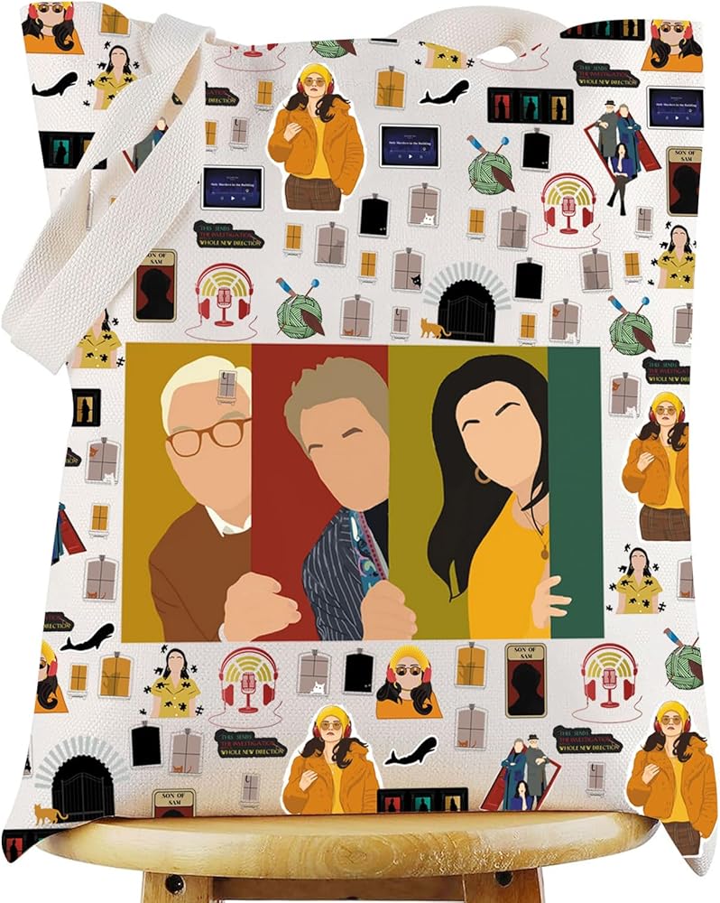 WZMPA Murders Building Tote Bag Mabel & Oliver & Charles Fans Gift Murder TV Show Shoulder Bag True Crime Merchandise