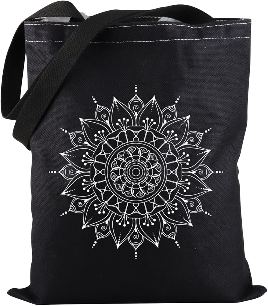 Cute Spring Tote Bag Meditation Tote Bag Spiritual Tote Bag Yoga Gift for Her