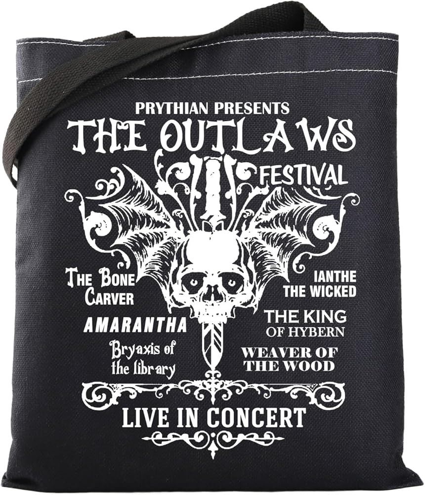 Fantasy Novel Inspired Gifts Rhysand Feyre Tote Bag Velaris City Shoulder Bag SJM Book Lover Gift Bookish Gift