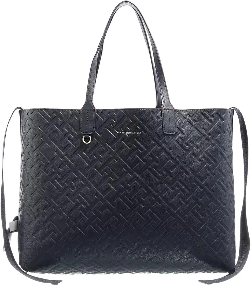 Tommy Hilfiger Blue Polyurethane Handbag