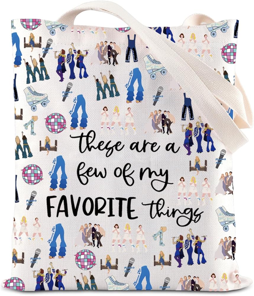 TSOTMO Mamma Musical Inspired Gift Broadway Theater Merch Dancing Queen Shoulder Bag Donna And The Dynamos Fans Gift