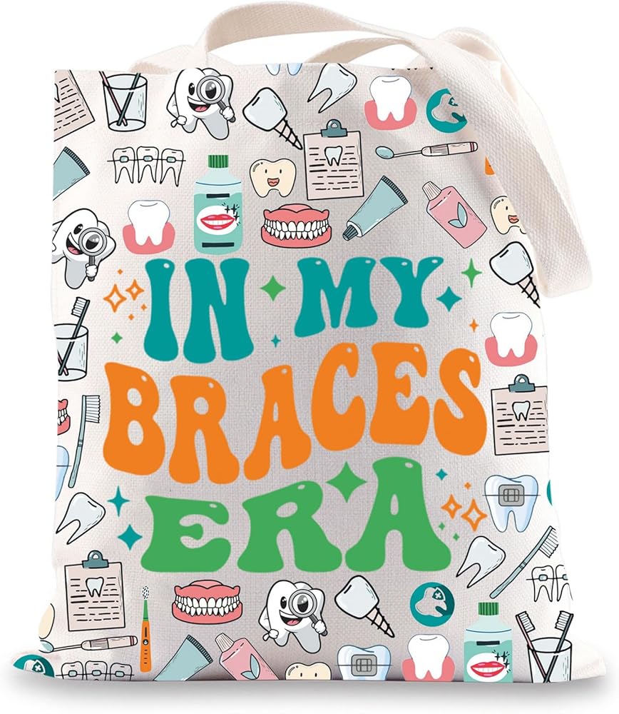 Orthodontist Tote Bag Orthodontist Gifts Orthodontic Assistant Gifts Dental Hygienist Gifts Orthodontist Graduation Gifts