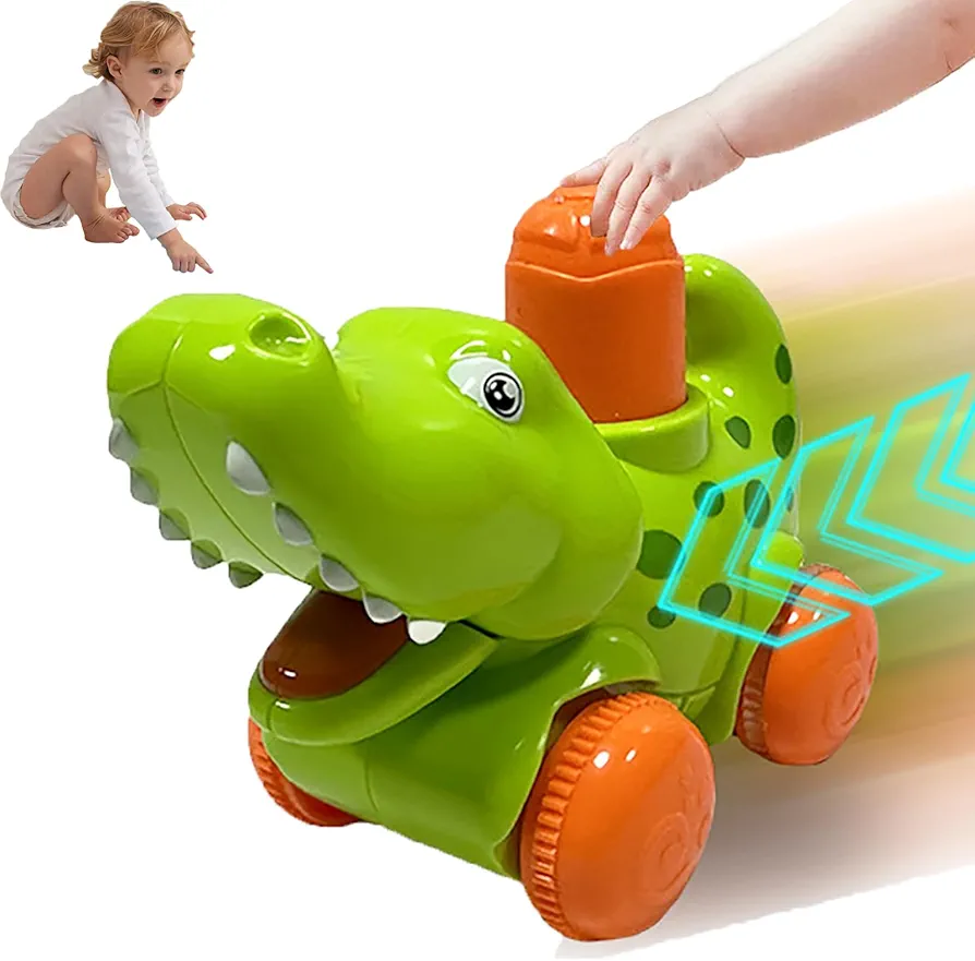 Press and Go Dinosaur Toys Cars,Toddler Toys,Toddler Outdoor Toys,Dinosaur Toys for Kids 3-5,Baby Boy Gifts,Party Favors for Kids 4-8,3 Year Old Boy Birthday Gift,Educational Toys,Toy Cars