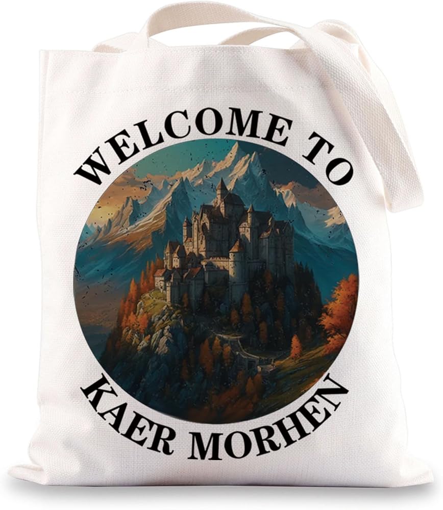 Kaer Morhen Tote Bag Kaer Morhen Gifts Geralt Gifts Video Game Shoulder Bag