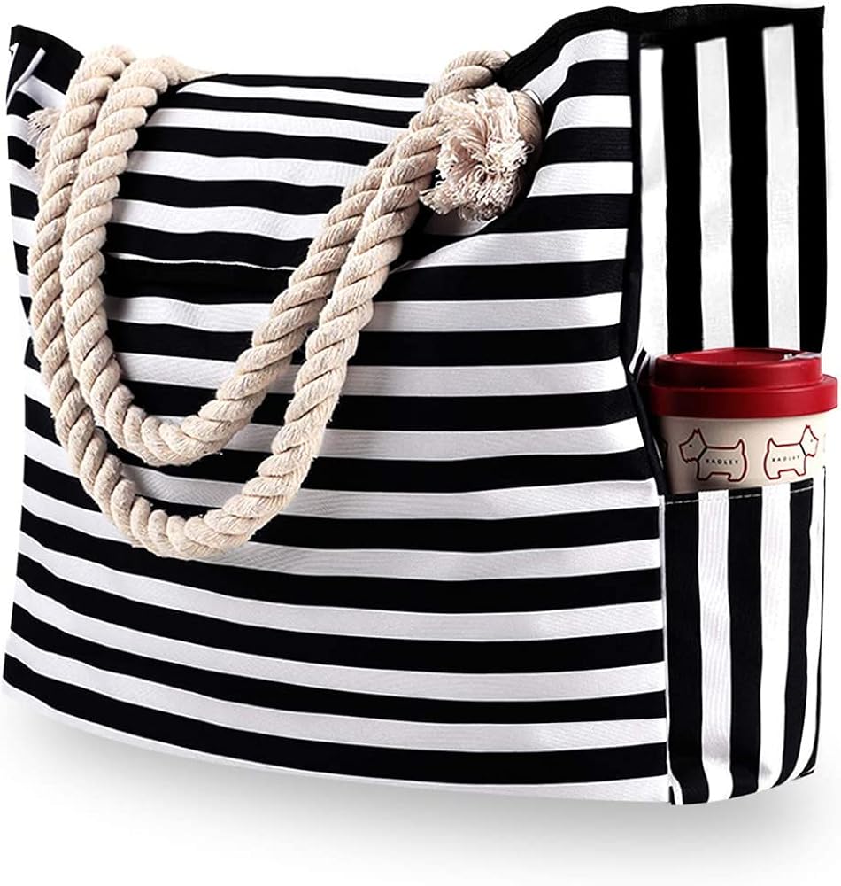 Beach Bag Bathing Bag Waterproof Beach Bag Large with Zipper Pool Bag