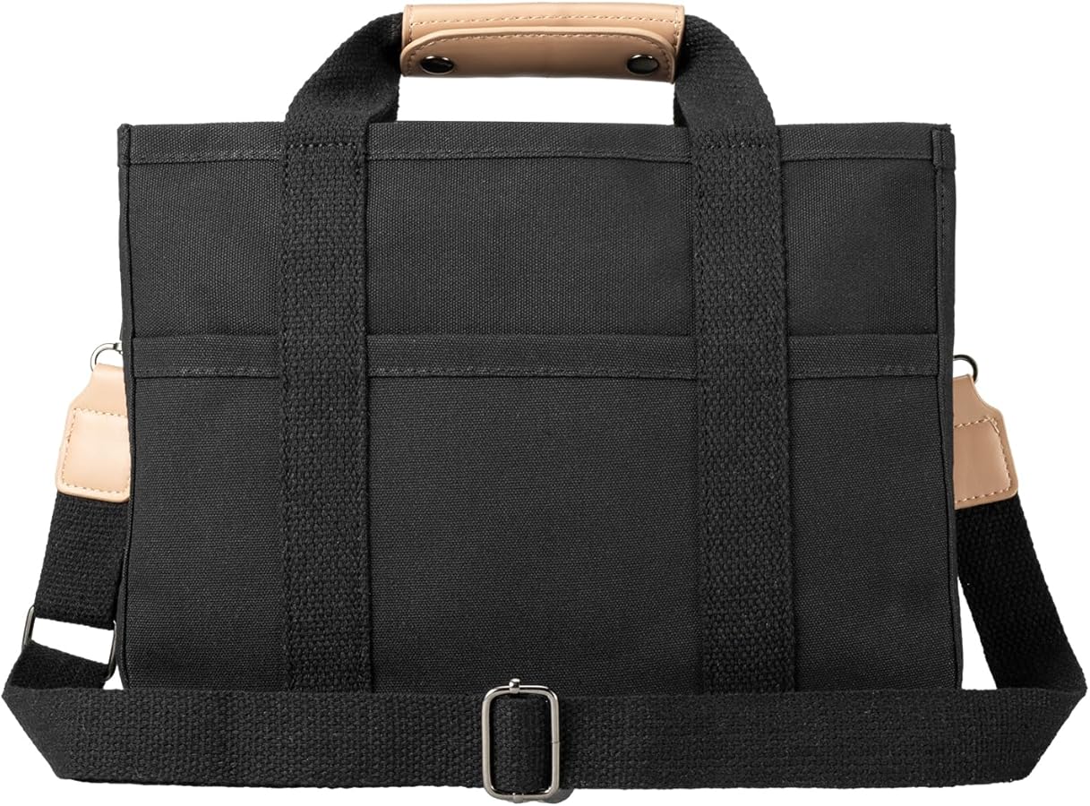 Simcat Canvas Handbag for Women Hobo Tote Bag Multi Pocket Shoulder Bag Large Top Handle Crossbody Bag Casual Messenger Bag for Travel Work