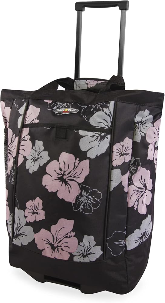 Large Rolling Shopper Tote Bag