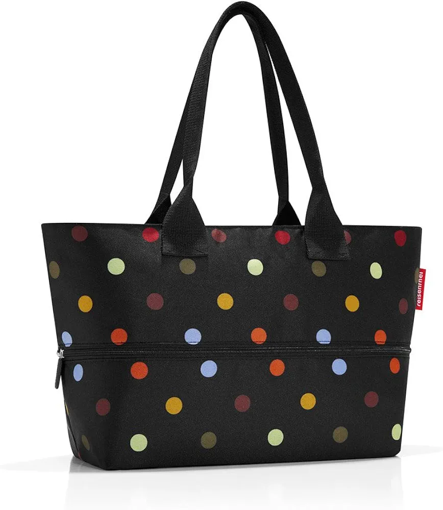 reisenthel shopper e1 - Large capacity and expandable bag made of water repellent and recycled polyester fabric