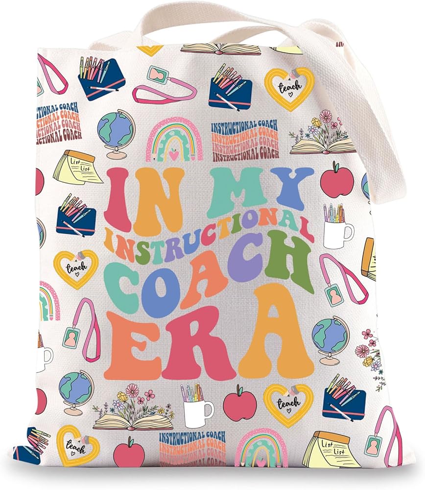 Instructional Coach Tote Bag Instructional Coach Gift In My Instructional Coach Era Gifts Instructional Assistant Gift
