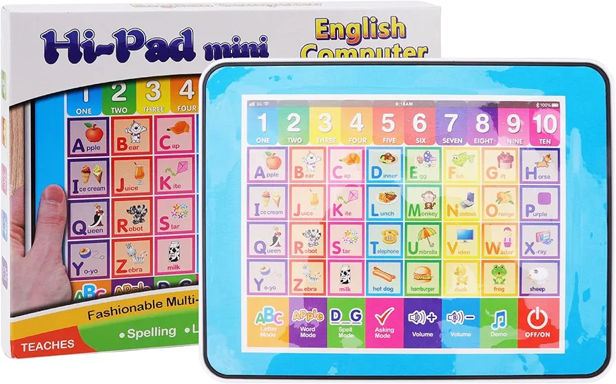 Insert The Card and Use Can Let Children Know More Knowledge(Blue),Kid Card Early Education Hine for Boys Girls Fink Dinosaur Electronic Learning Toys, Kid Card Early Education Hine for Bo