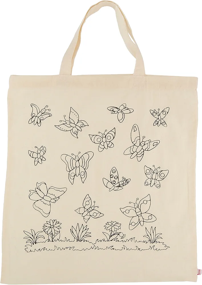 Goki "Butterflies Arts-Craft Cotton Bag