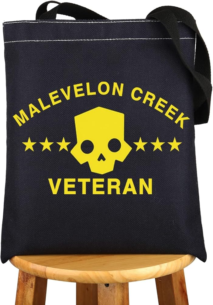 Video Game Tote Bag Malevelon Creek Veteran Gifts Cup Of Liber-Tea Gifts Liberty & Democracy Gifts