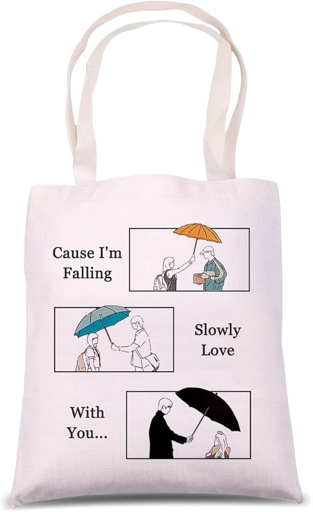 K-Drama Inspired Shoulder Bag Ryu Sunjae Gift Cause I'm Falling Slowly Love With You Tote Bag Kdrama Lover Gift